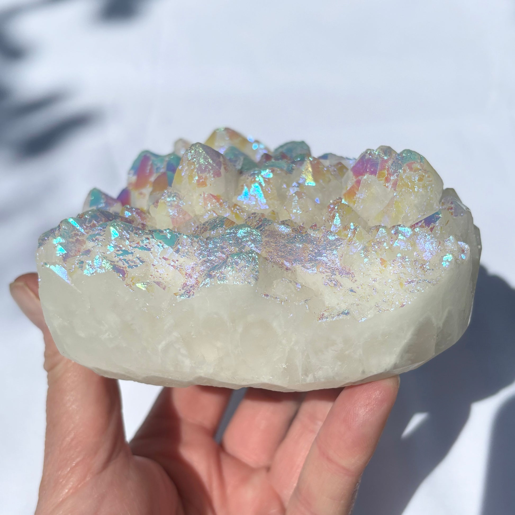 Angel Aura Quartz Cluster Heart #2 from UK Wholesale Crystals