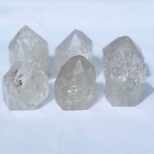 Brazilian Clear Quartz Points 1027g 6 Pieces