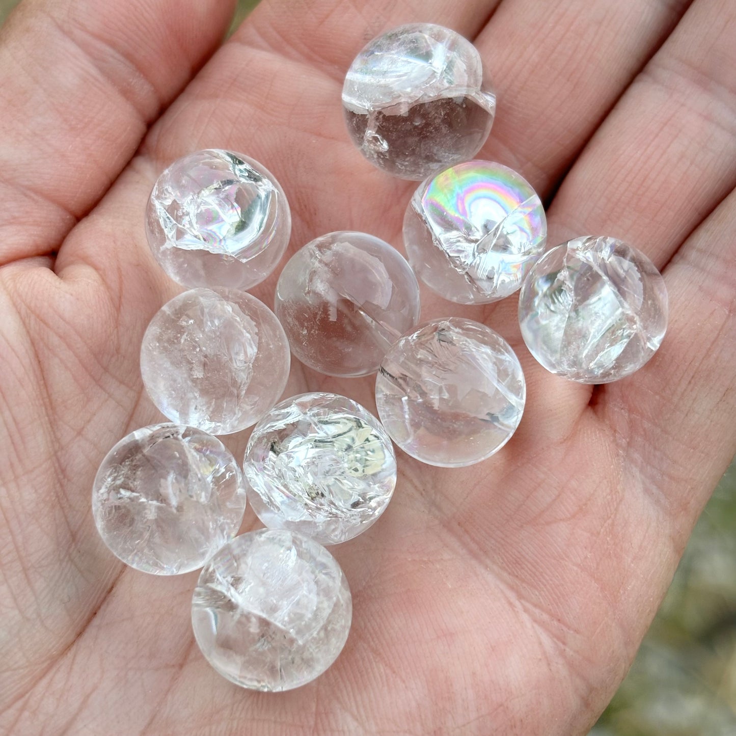 Clear Quartz Mini Spheres Packs