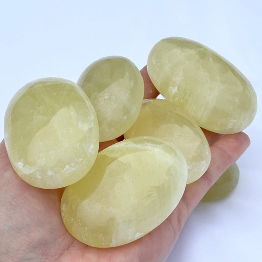 Lemon Calcite Palmstones