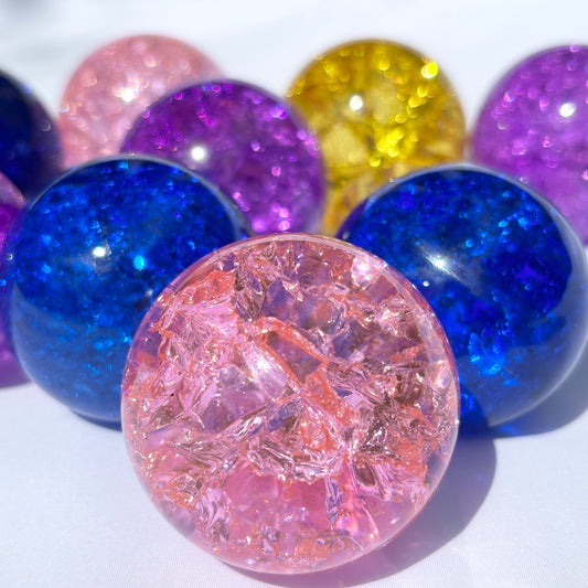 Crackled Quartz Sphere from UK Wholesale Crystals