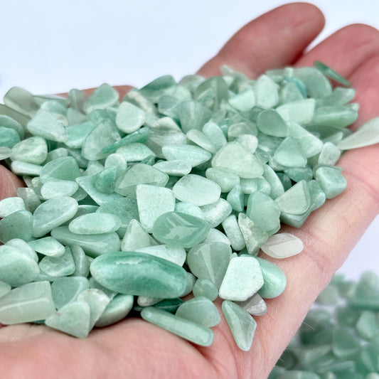 Green Aventurine Chips from UK Wholesale Crystals