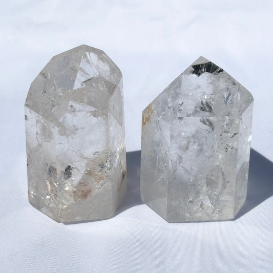 Brazilian Clear Quartz Points 278g 2 Pieces