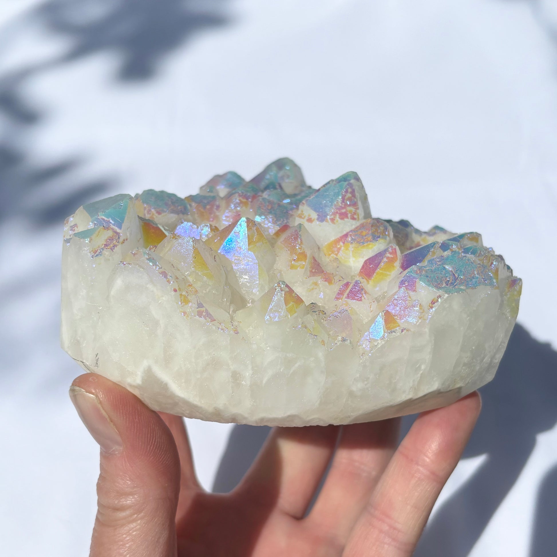 Angel Aura Quartz Cluster Heart #2 from UK Wholesale Crystals