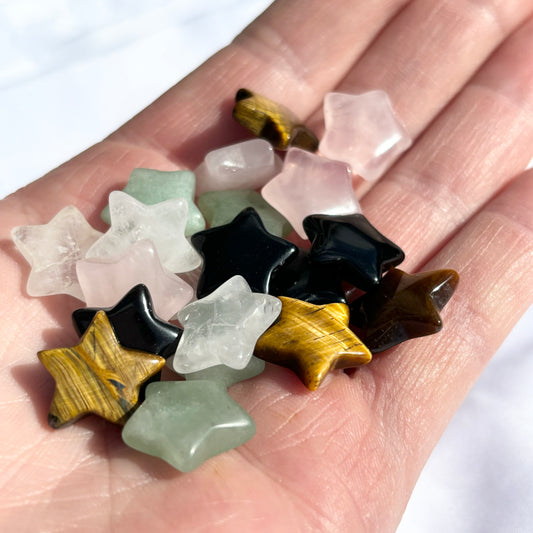 Mini Crystal Stars - Mixed Pack from UK Wholesale Crystals