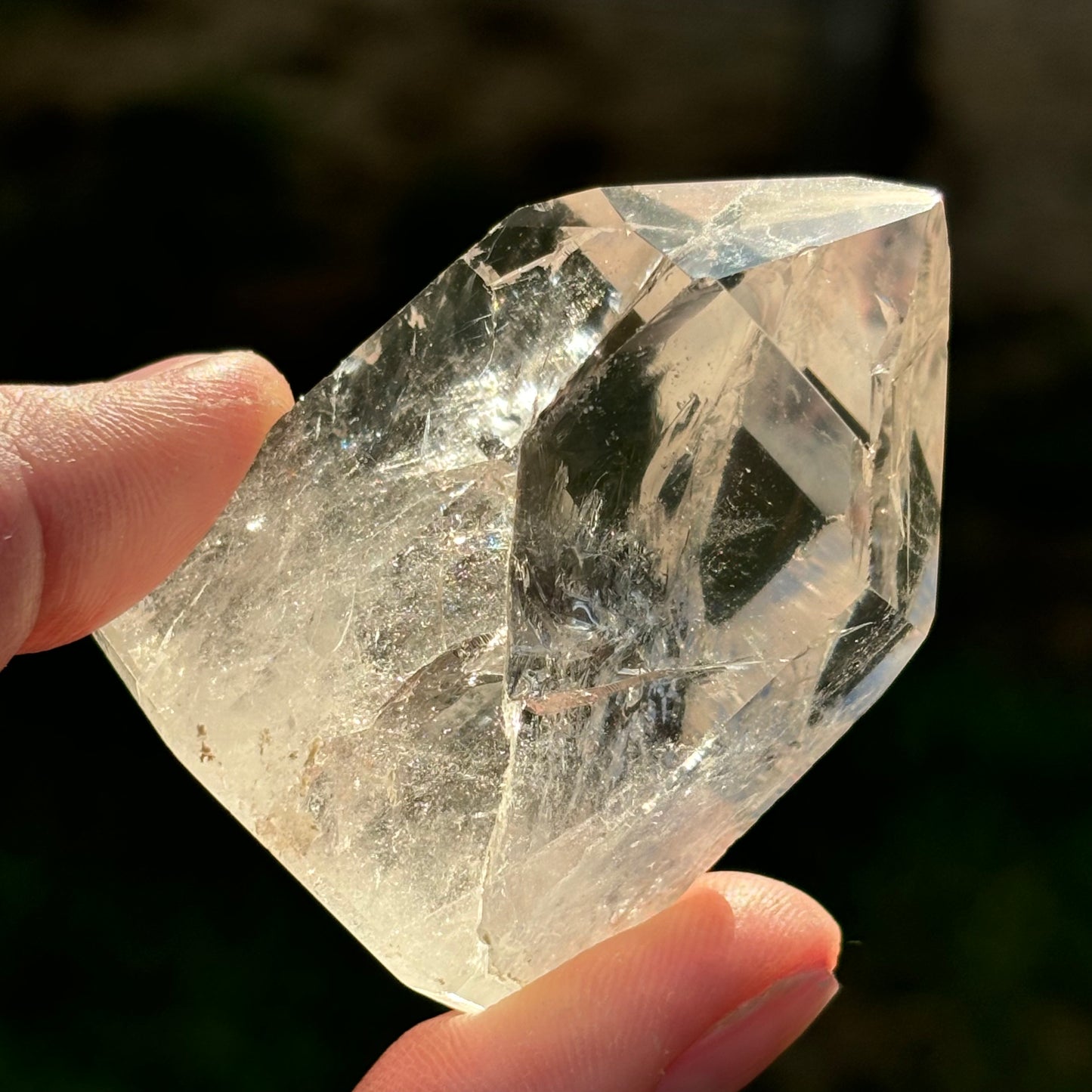 Brazilian Clear Quartz Points 516g 5 Pieces