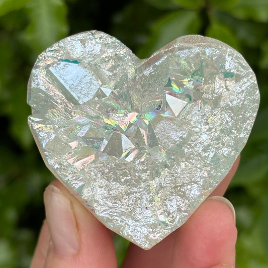 Angel Aura Quartz Cluster Heart #1 from UK Wholesale Crystals