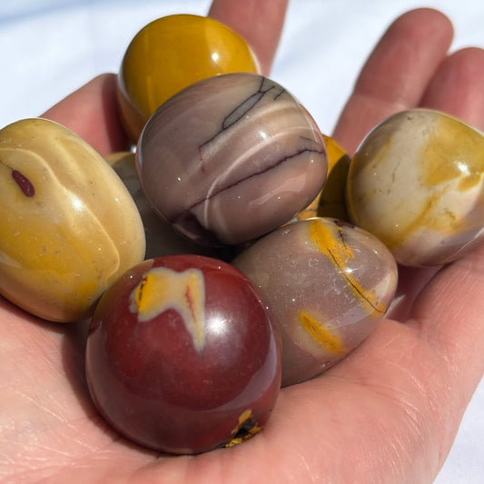 Chunky Mookaite Tumblestones from UK Wholesale Crystals