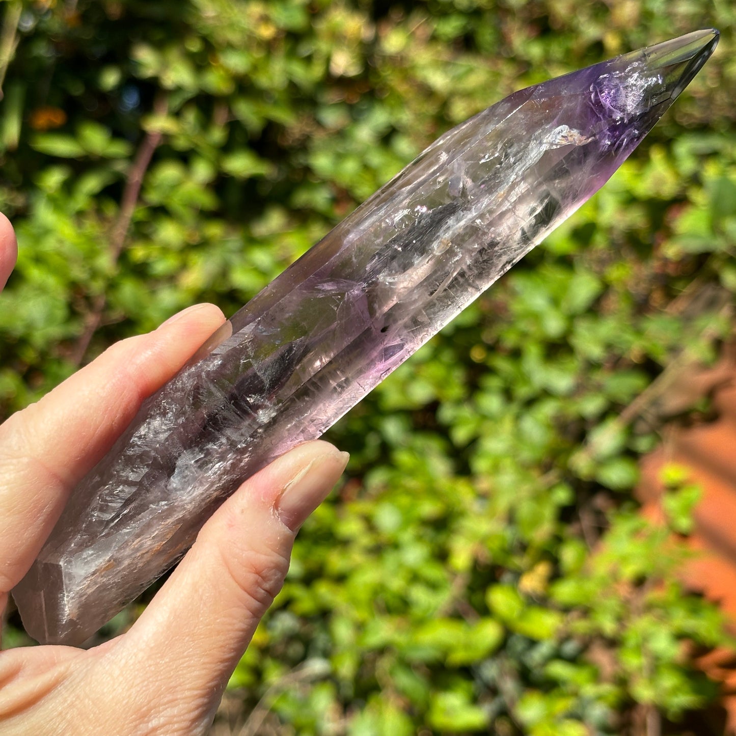 High Quality Brazilian Amethyst Half Polished Points Bundle 374g 2 Pieces from UK Wholesale Crystals