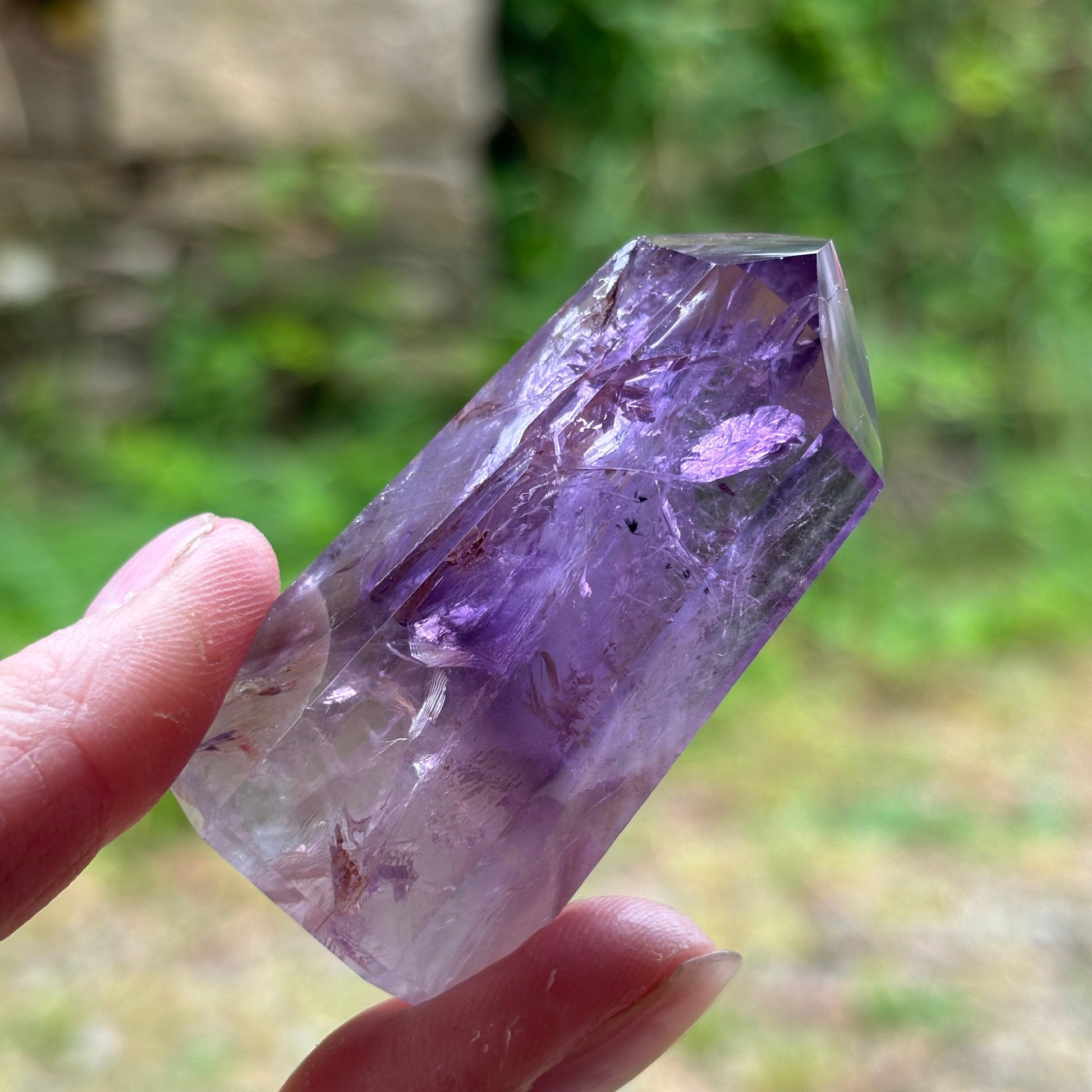 High Quality Brazilian Amethyst Points Bundle 275g 4 Pieces from UK Wholesale Crystals