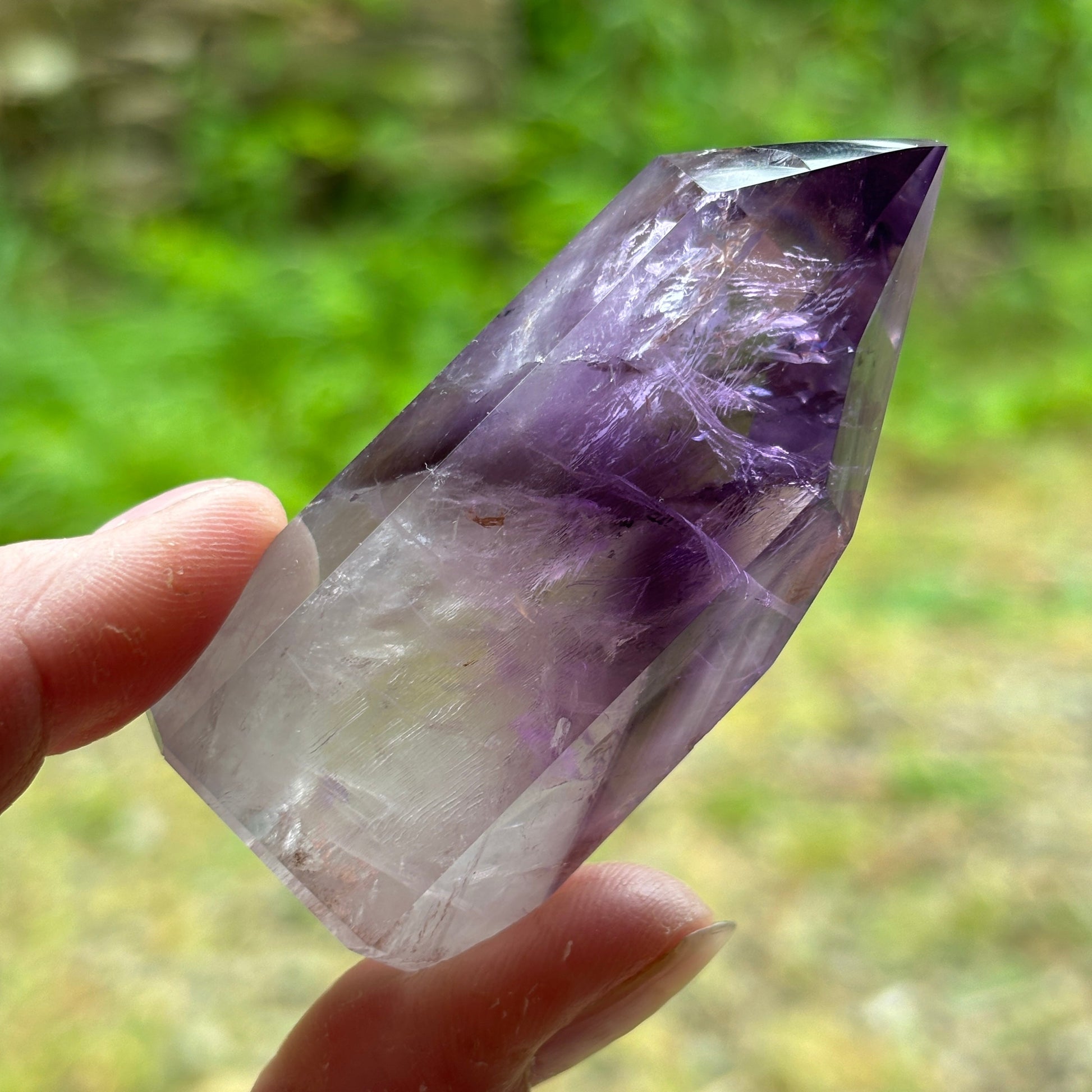 High Quality Brazilian Amethyst Points Bundle 275g 4 Pieces from UK Wholesale Crystals