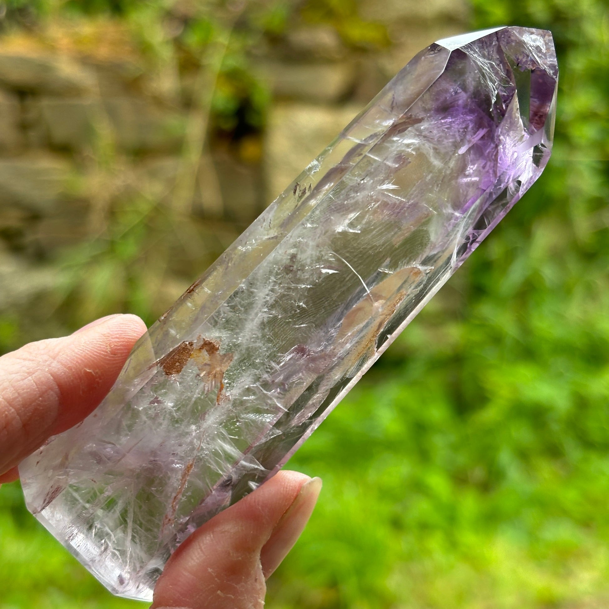 High Quality Brazilian Amethyst Points Bundle 421g 4 Pieces from UK Wholesale Crystals