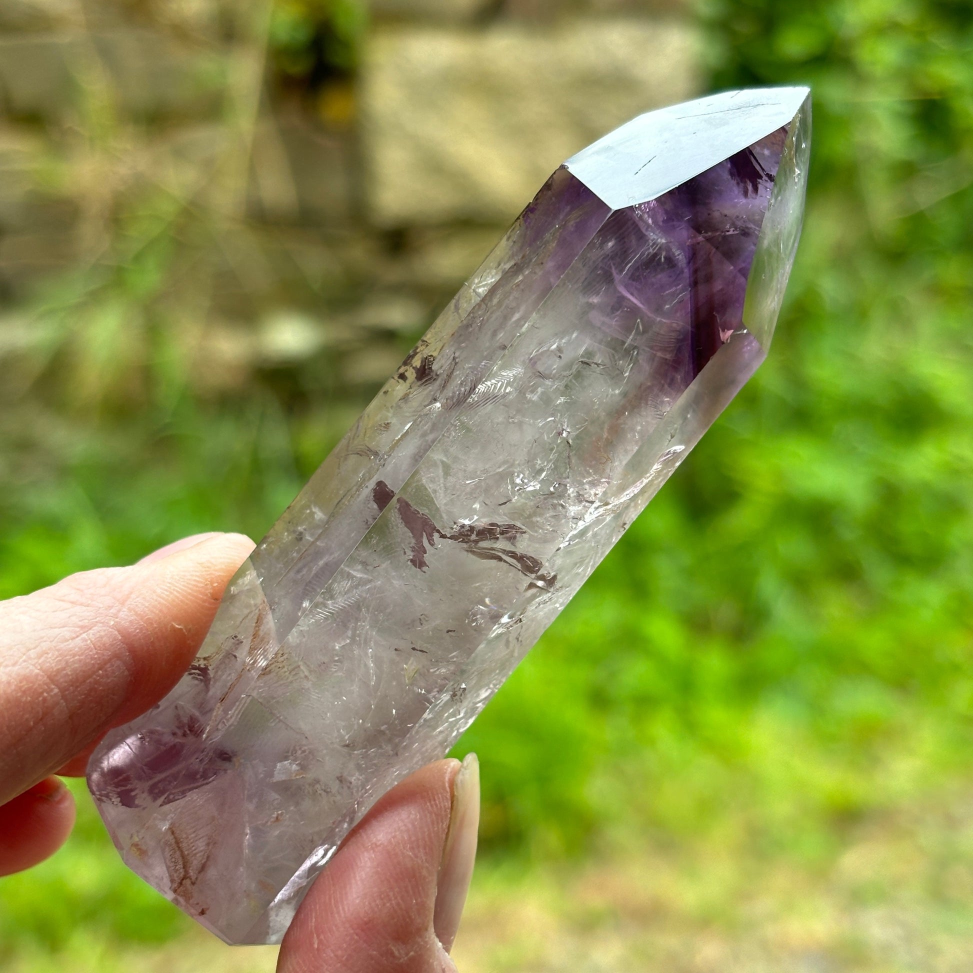 High Quality Brazilian Amethyst Points Bundle 421g 4 Pieces from UK Wholesale Crystals