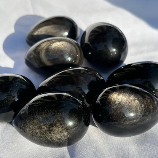 Silver Obsidian Eggs Bundle #1 from UK Wholesale Crystals